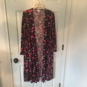 Lularoe Sarah long duster cardigan